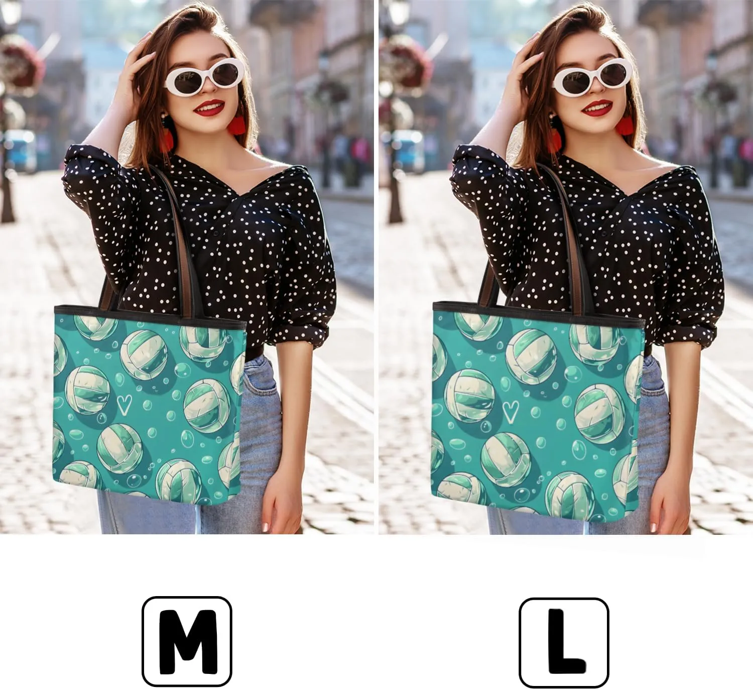 Tote Bag for Women with Zipper Large Capacity Top Handle Casual Shoulder Bag Handbag Reusable Shopping