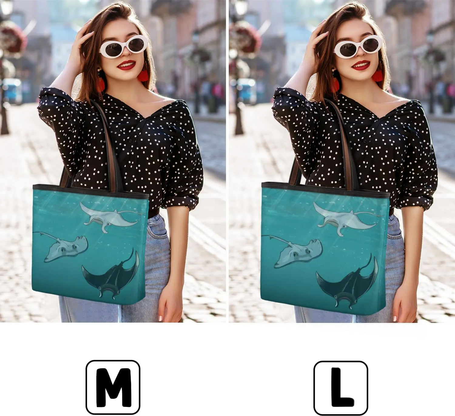 Tote Bag for Women with Zipper Large Capacity Top Handle Casual Shoulder Bag Handbag Reusable Shopping