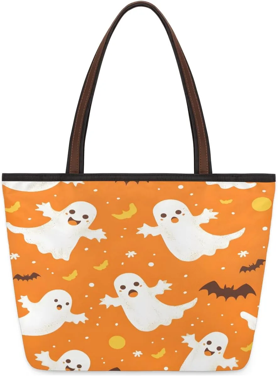 Tote Bag for Women with Zipper Large Capacity Top Handle Casual Shoulder Bag Handbag Reusable Shopping