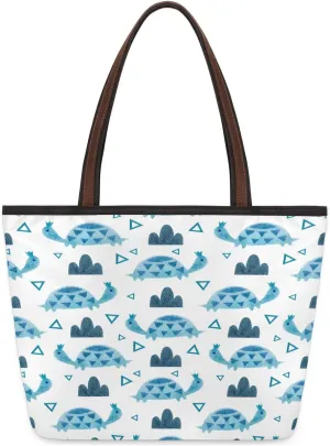 Tote Bag for Women with Zipper Large Capacity Top Handle Casual Shoulder Bag Handbag Reusable Shopping
