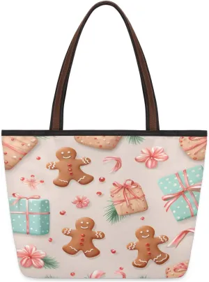 Tote Bag for Women with Zipper Large Capacity Top Handle Casual Shoulder Bag Handbag Reusable Shopping