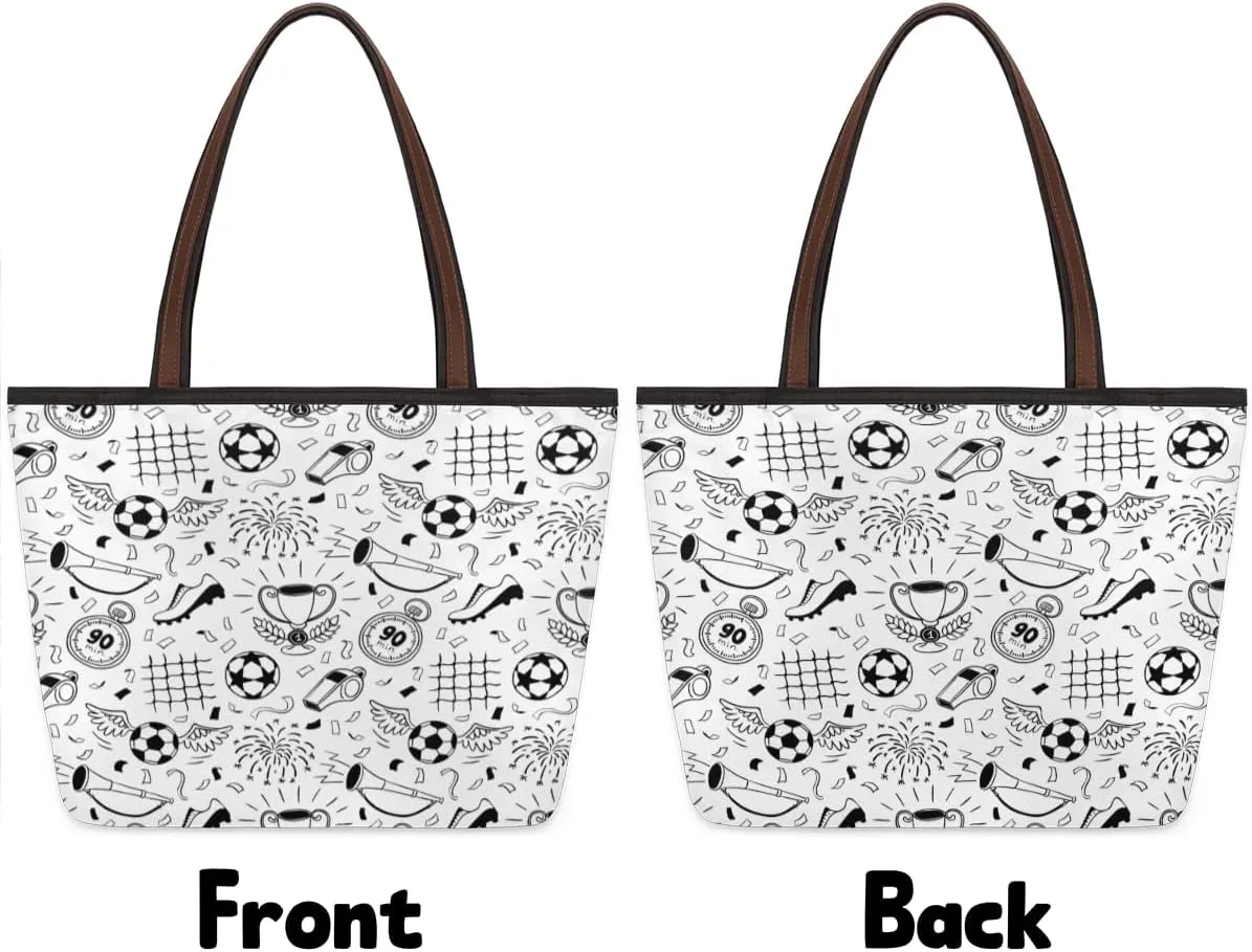 Tote Bag for Women with Zipper Large Capacity Top Handle Casual Shoulder Bag Handbag Reusable Shopping