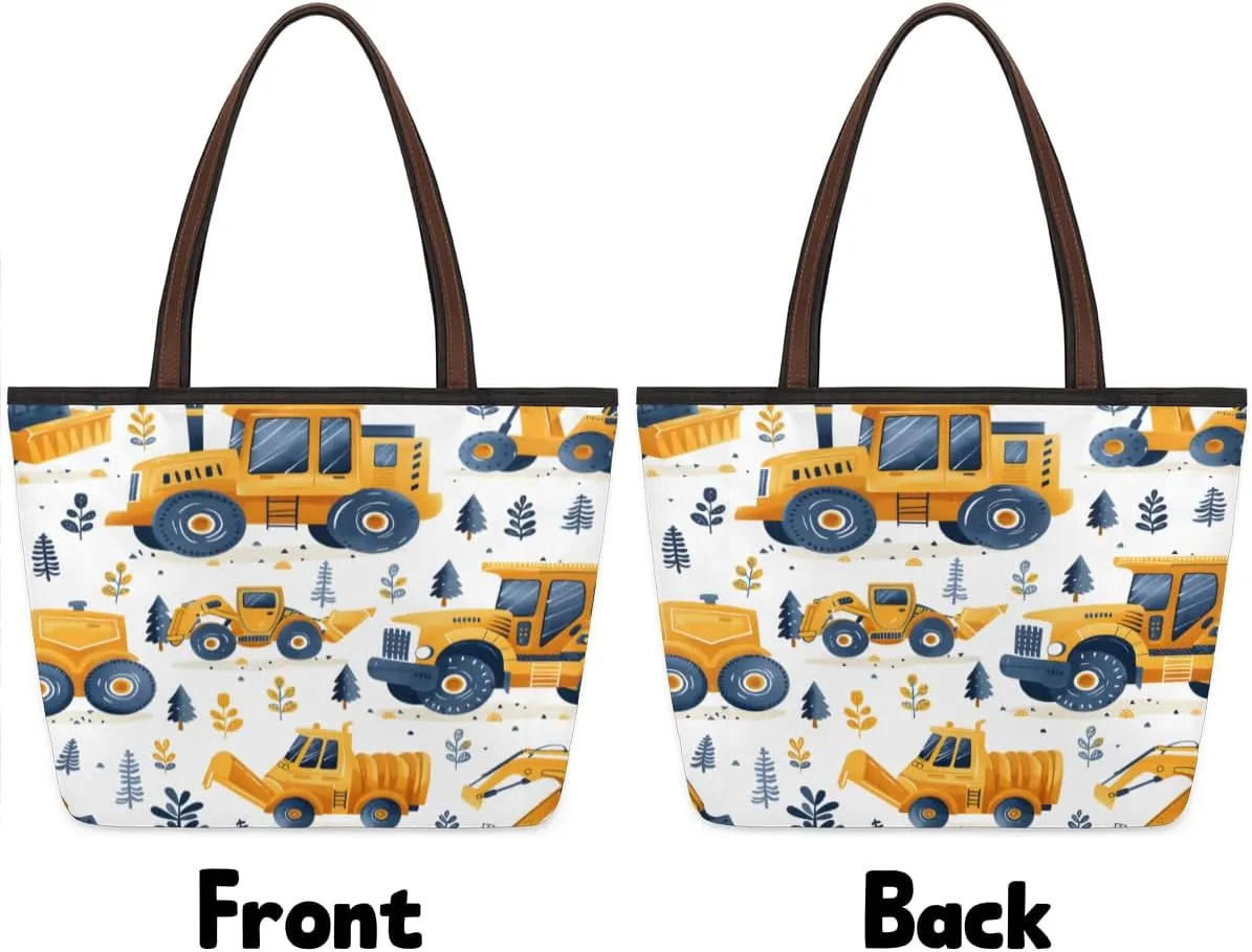 Tote Bag for Women with Zipper Large Capacity Top Handle Casual Shoulder Bag Handbag Reusable Shopping