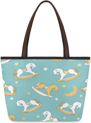 Tote Bag for Women with Zipper Large Capacity Top Handle Casual Shoulder Bag Handbag Reusable Shopping