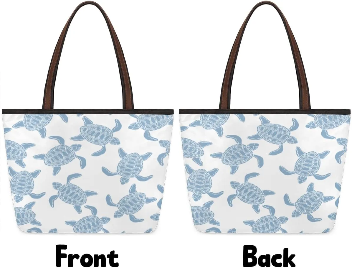 Tote Bag for Women with Zipper Large Capacity Top Handle Casual Shoulder Bag Handbag Reusable Shopping