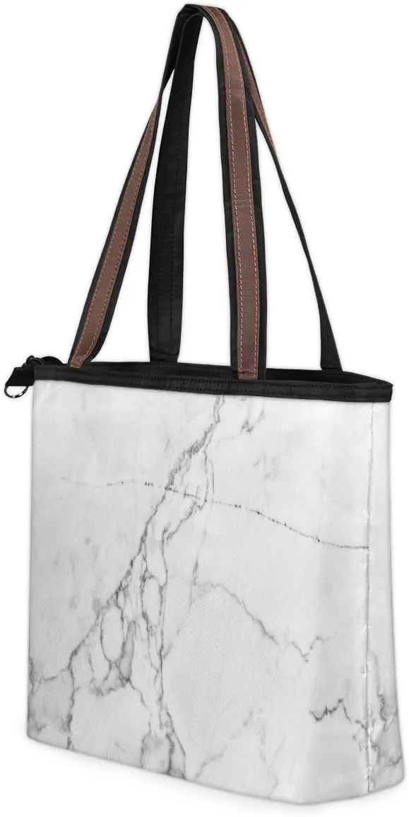 Tote Bag for Women with Zipper Large Capacity Top Handle Casual Shoulder Bag Handbag Reusable Shopping