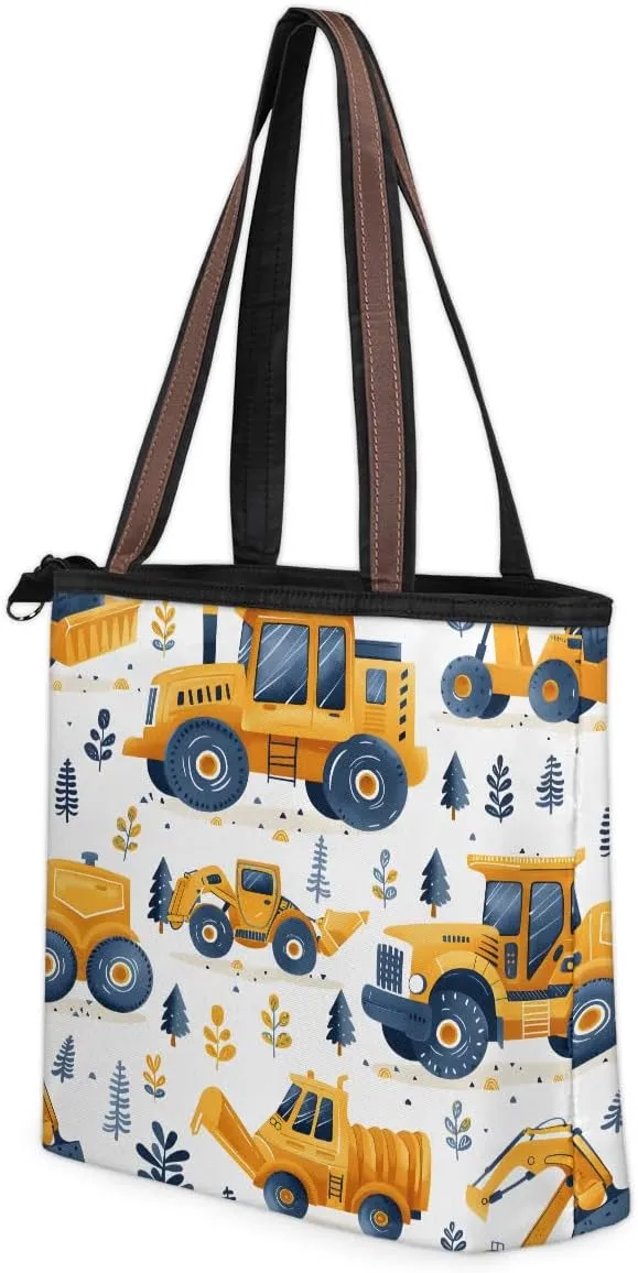 Tote Bag for Women with Zipper Large Capacity Top Handle Casual Shoulder Bag Handbag Reusable Shopping
