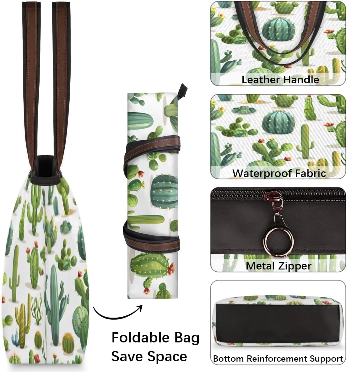 Tote Bag for Women with Zipper Large Capacity Top Handle Casual Shoulder Bag Handbag Reusable Shopping