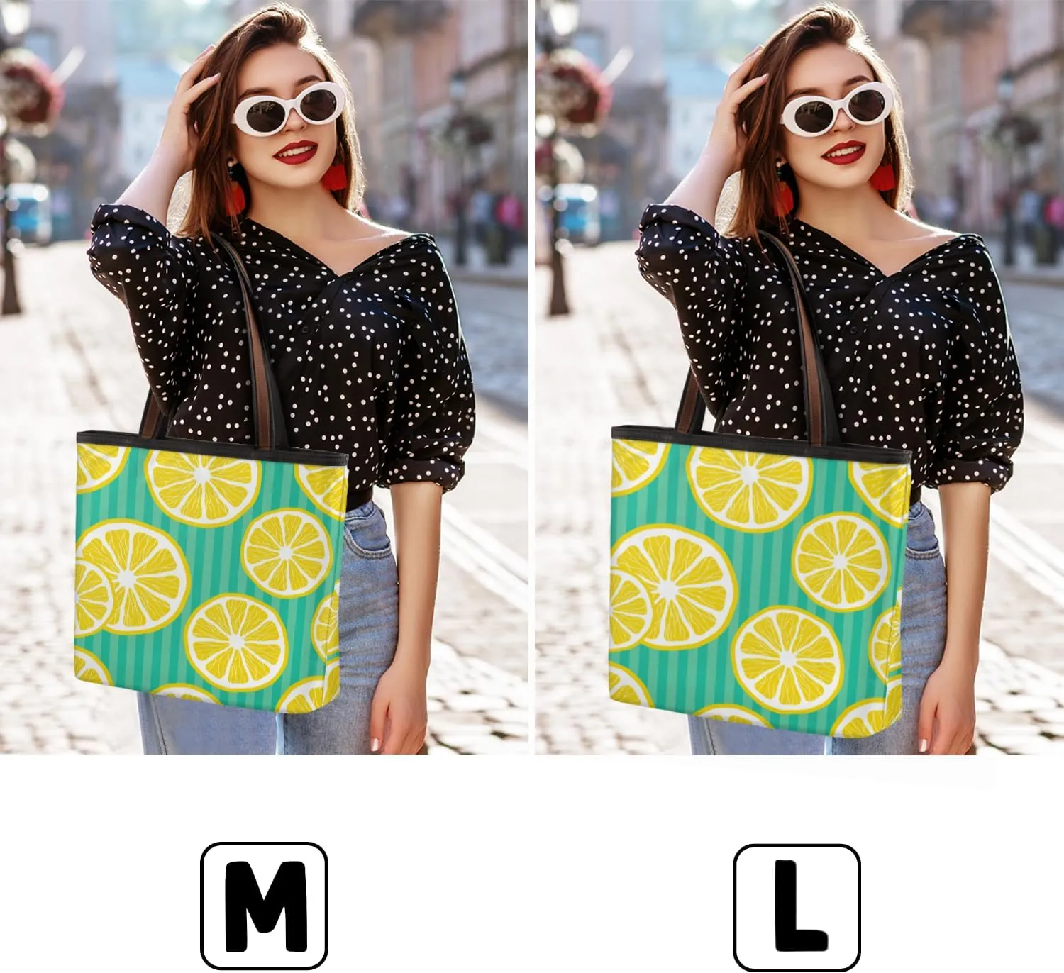 Tote Bag for Women with Zipper Large Capacity Top Handle Casual Shoulder Bag Handbag Reusable Shopping