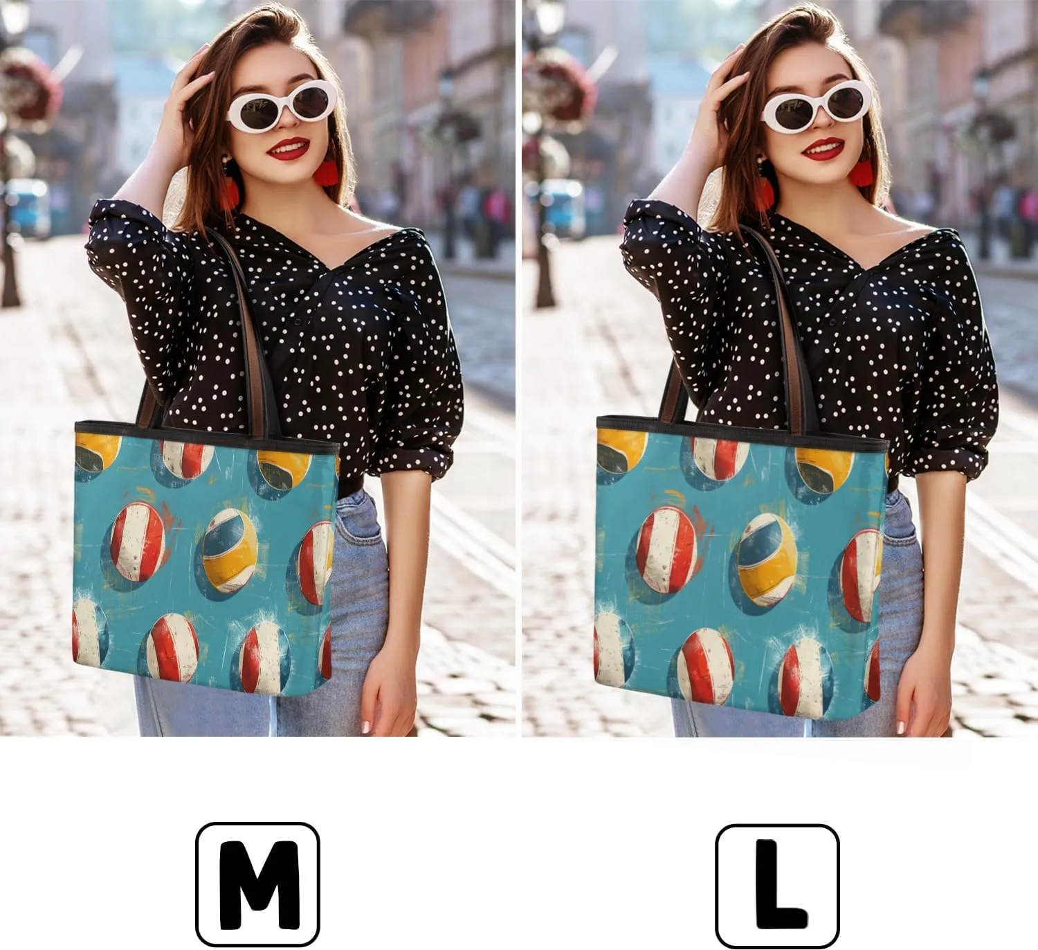 Tote Bag for Women with Zipper Large Capacity Top Handle Casual Shoulder Bag Handbag Reusable Shopping