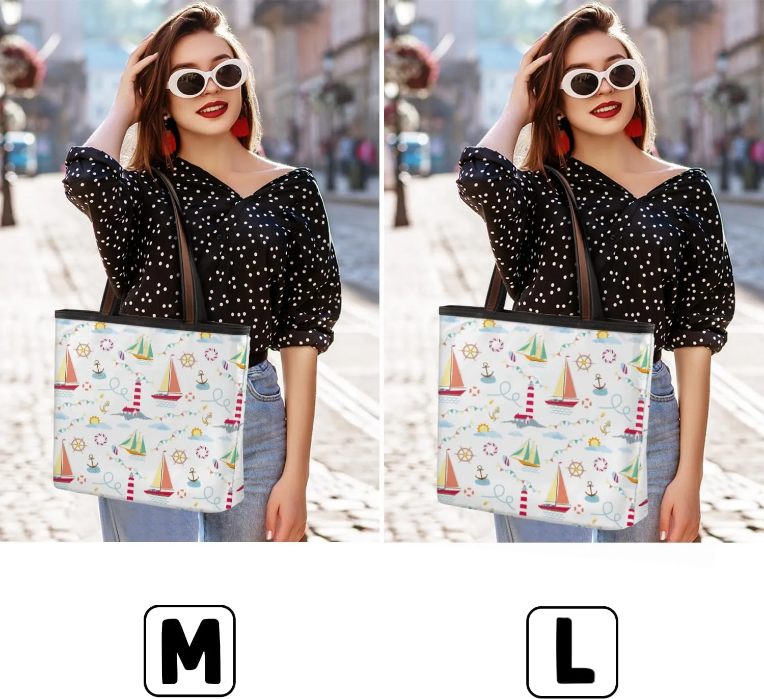 Tote Bag for Women with Zipper Large Capacity Top Handle Casual Shoulder Bag Handbag Reusable Shopping