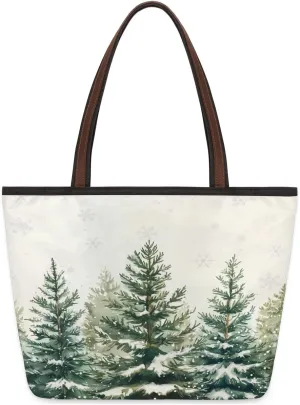 Tote Bag for Women with Zipper Large Capacity Top Handle Casual Shoulder Bag Handbag Reusable Shopping