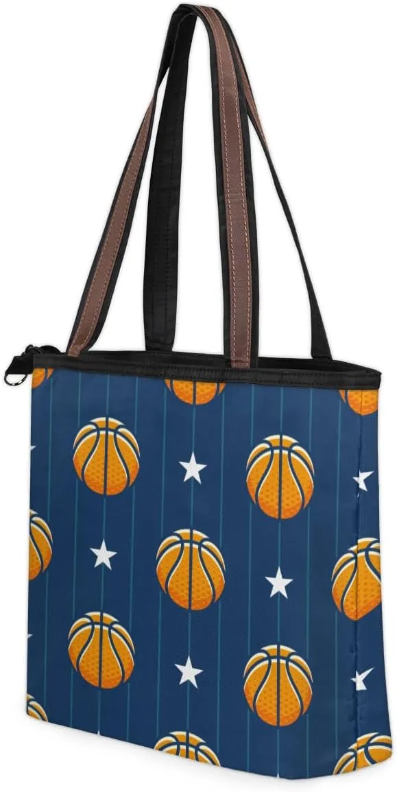 Tote Bag for Women with Zipper Large Capacity Top Handle Casual Shoulder Bag Handbag Reusable Shopping