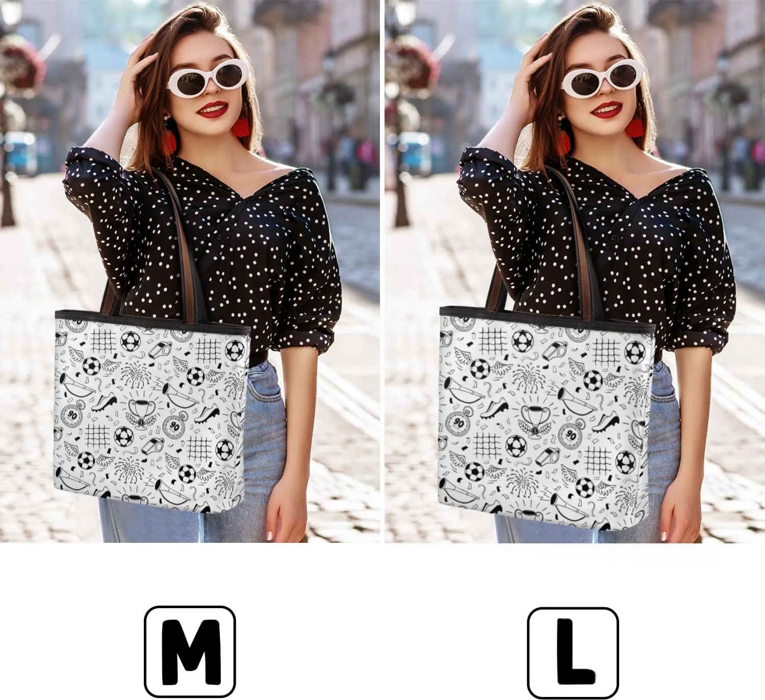 Tote Bag for Women with Zipper Large Capacity Top Handle Casual Shoulder Bag Handbag Reusable Shopping