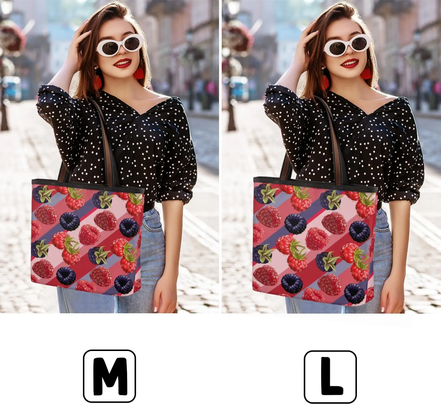 Tote Bag for Women with Zipper Large Capacity Top Handle Casual Shoulder Bag Handbag Reusable Shopping