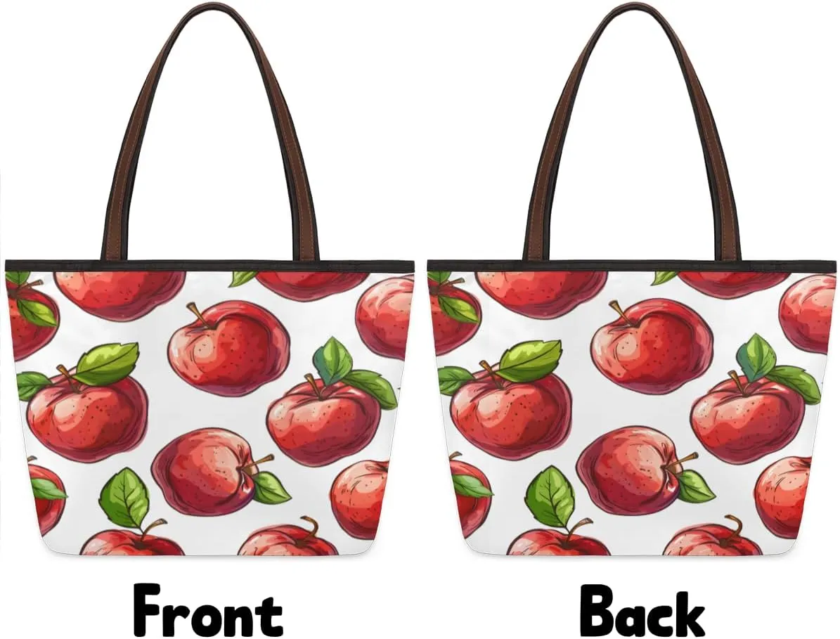 Tote Bag for Women with Zipper Large Capacity Top Handle Casual Shoulder Bag Handbag Reusable Shopping