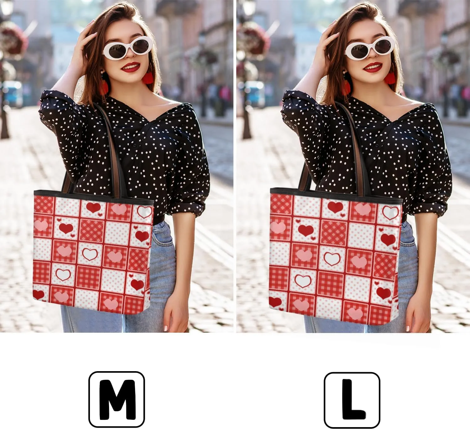 Tote Bag for Women with Zipper Large Capacity Top Handle Casual Shoulder Bag Handbag Reusable Shopping