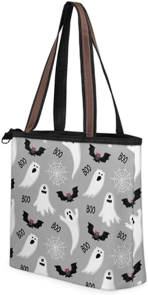 Tote Bag for Women with Zipper Large Capacity Top Handle Casual Shoulder Bag Handbag Reusable Shopping