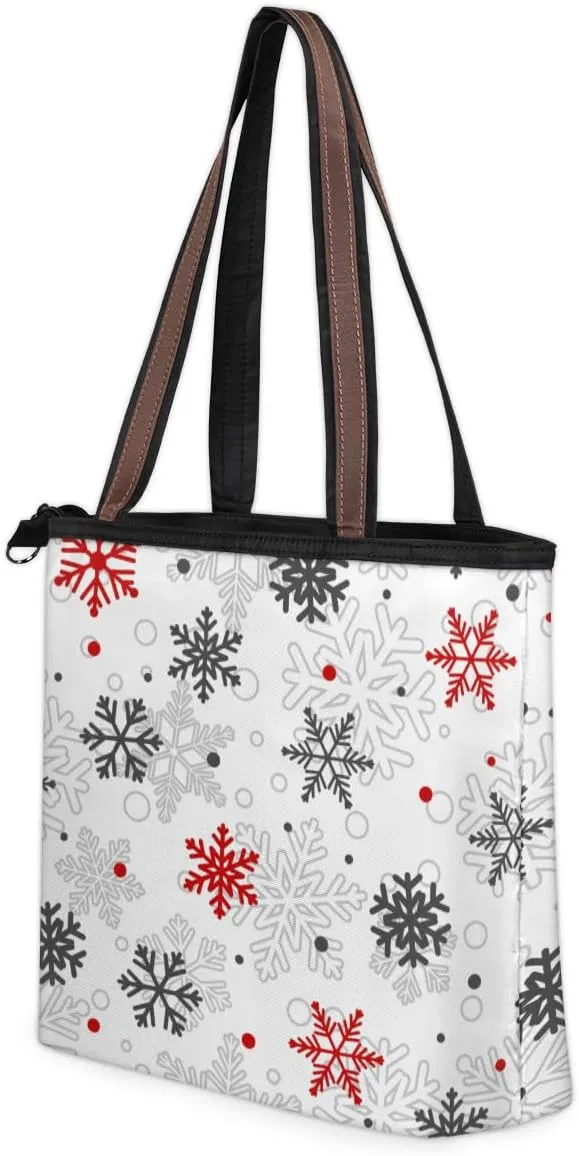 Tote Bag for Women with Zipper Large Capacity Top Handle Casual Shoulder Bag Handbag Reusable Shopping