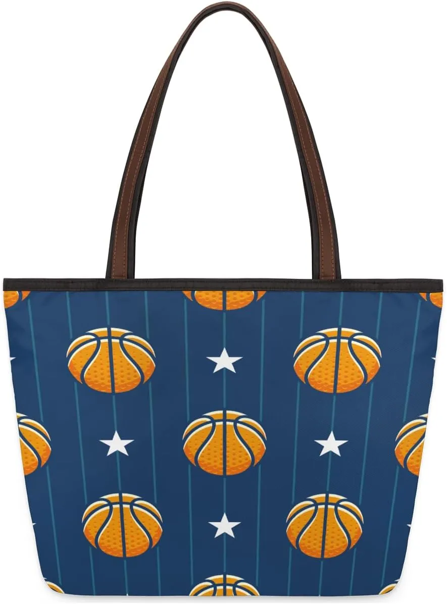 Tote Bag for Women with Zipper Large Capacity Top Handle Casual Shoulder Bag Handbag Reusable Shopping