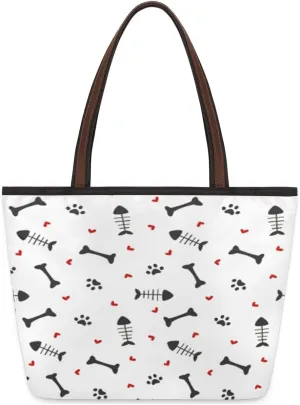 Tote Bag for Women with Zipper Large Capacity Top Handle Casual Shoulder Bag Handbag Reusable Shopping