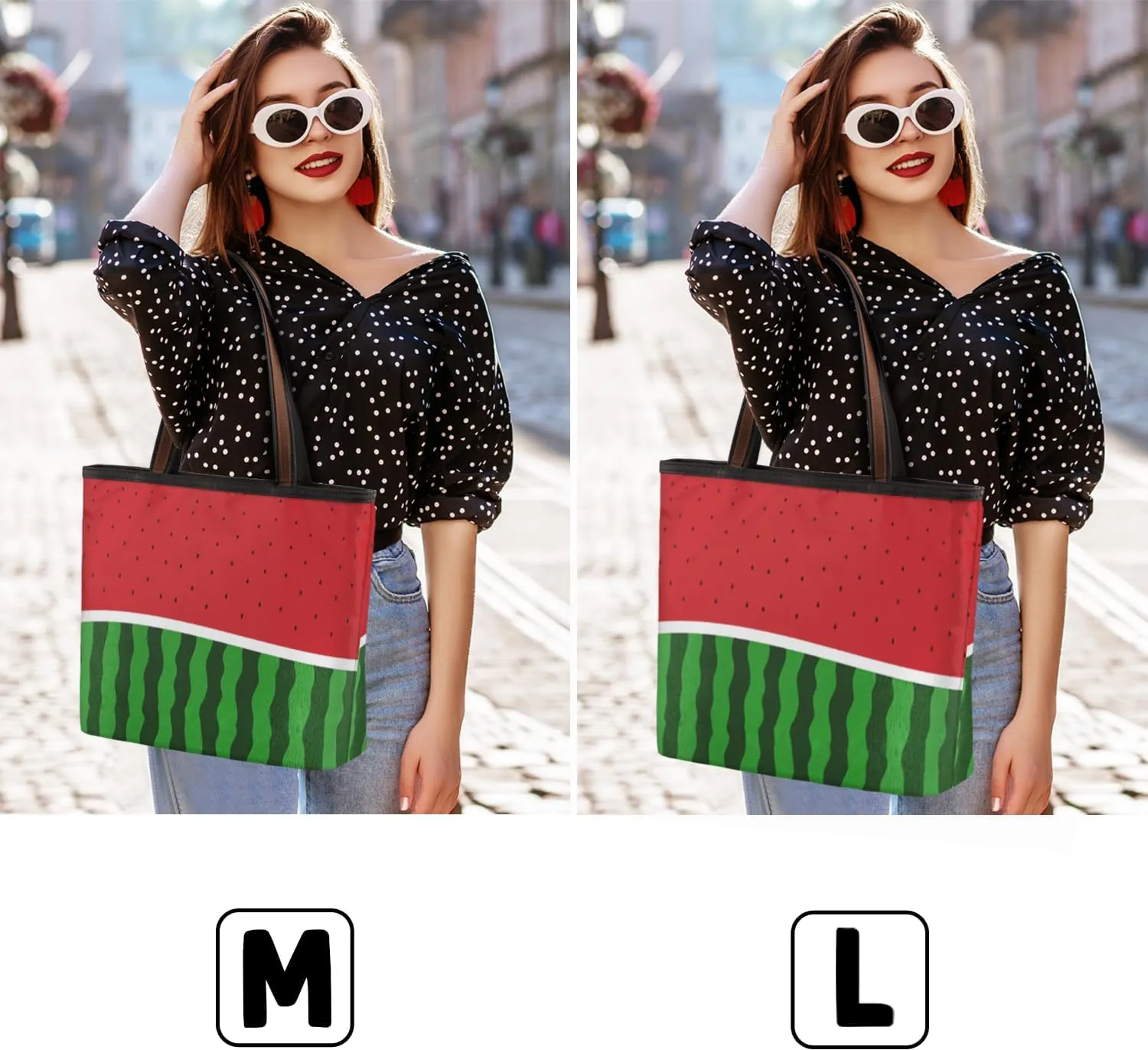Tote Bag for Women with Zipper Large Capacity Top Handle Casual Shoulder Bag Handbag Reusable Shopping