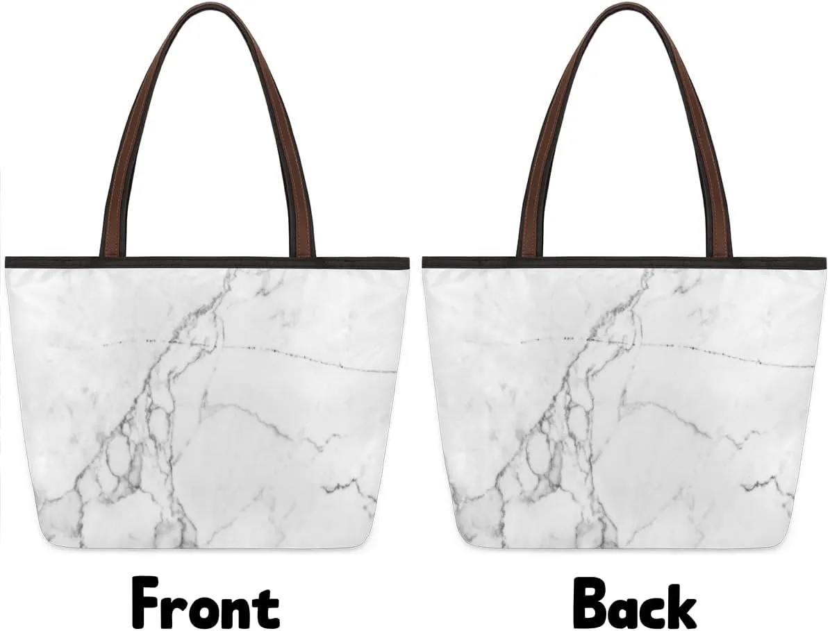 Tote Bag for Women with Zipper Large Capacity Top Handle Casual Shoulder Bag Handbag Reusable Shopping