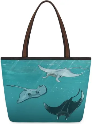 Tote Bag for Women with Zipper Large Capacity Top Handle Casual Shoulder Bag Handbag Reusable Shopping