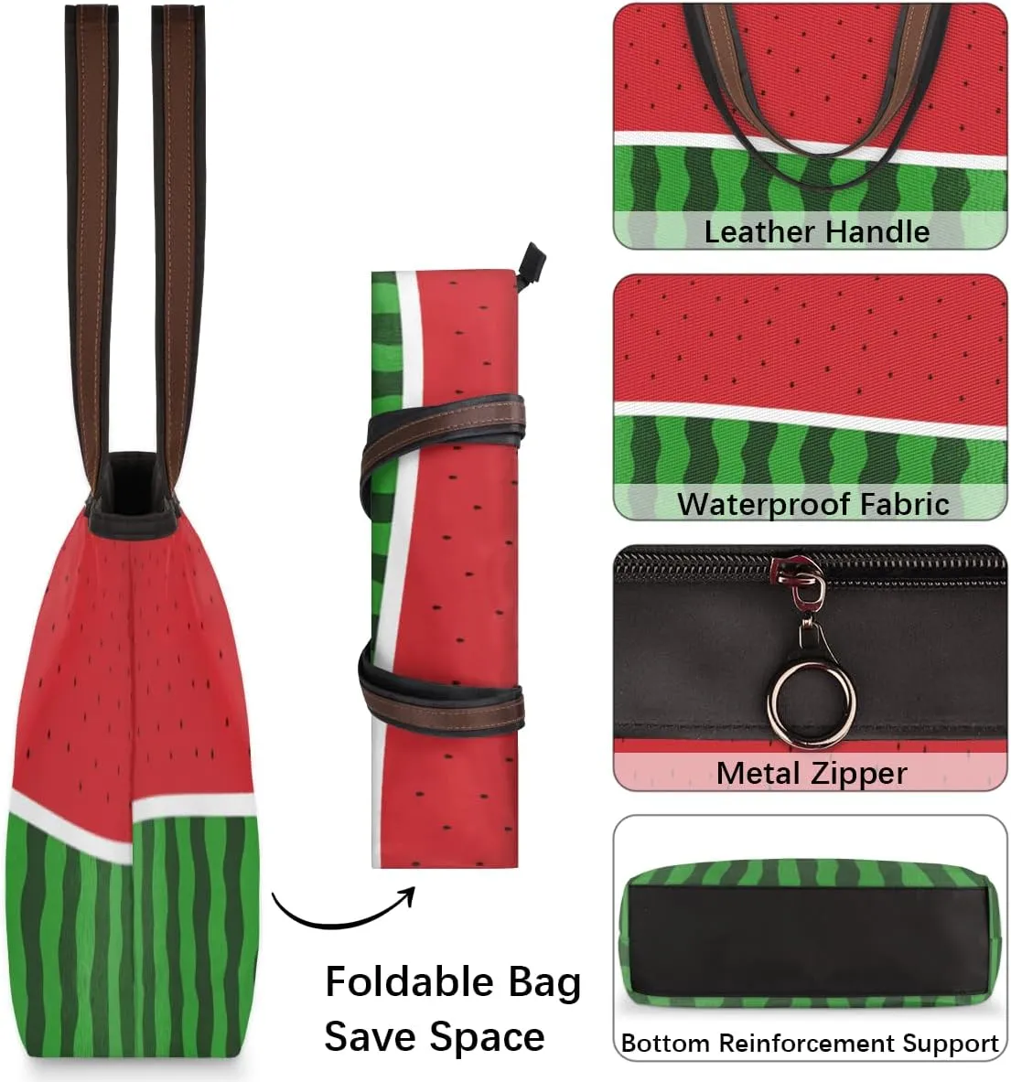 Tote Bag for Women with Zipper Large Capacity Top Handle Casual Shoulder Bag Handbag Reusable Shopping