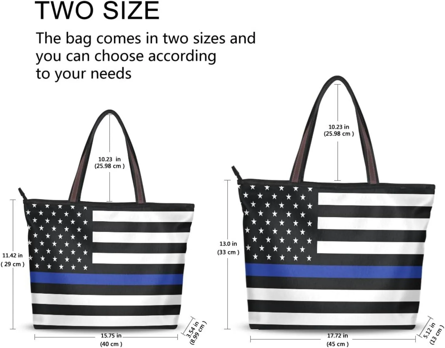 Tote Bag for Women with Zipper,Polyester Tote Purse Holiday Tote Bag Work Handbag Women Gift