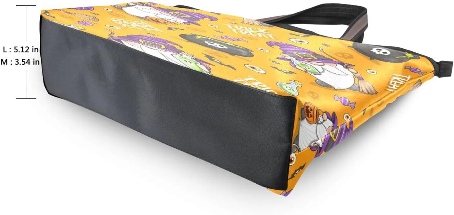Tote Bag for Women with Zipper,Polyester Tote Purse Holiday Tote Bag Work Handbag Women Gift