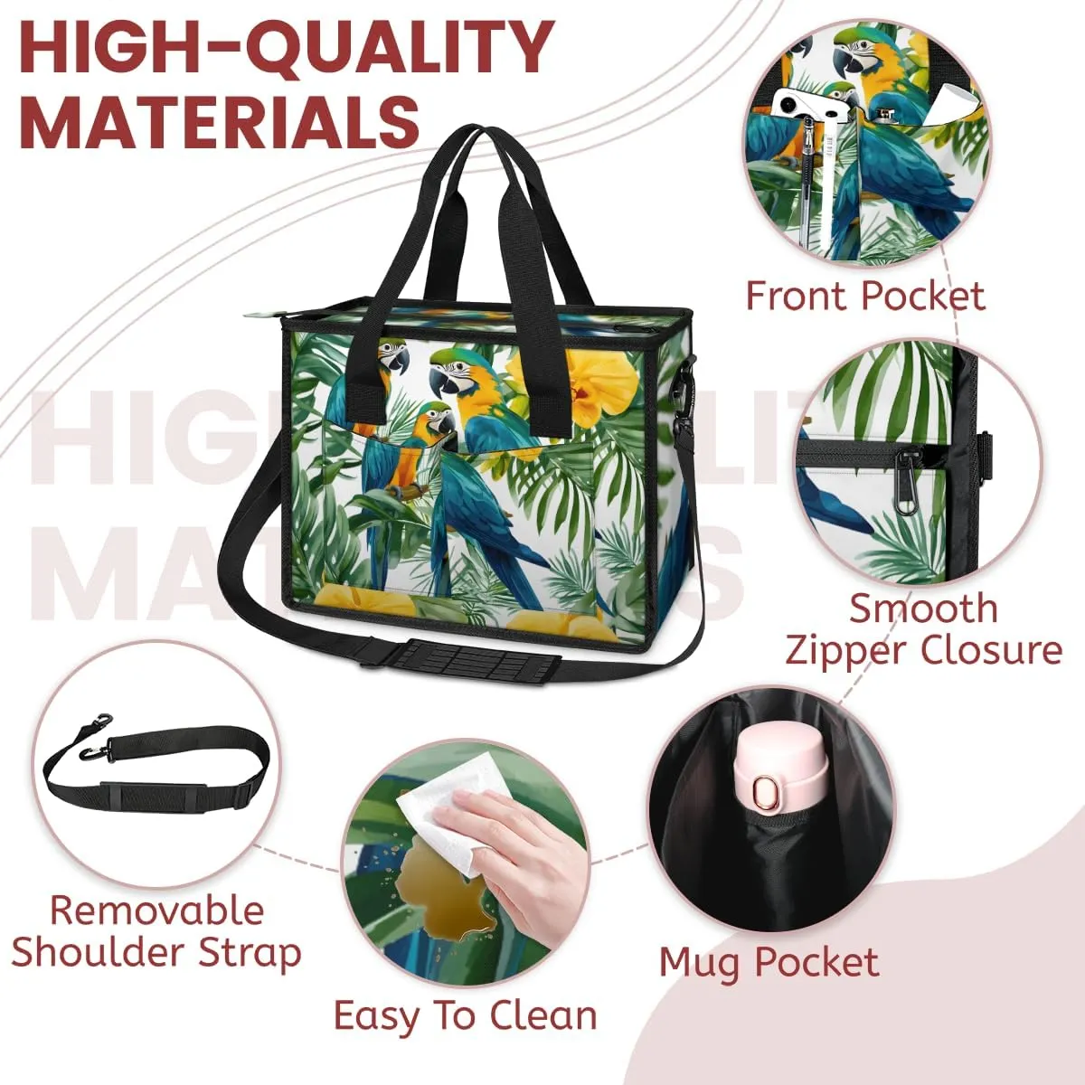 Tote Satchel Bag Set 3PCS for Women,Travel Shoulder Bag Handbag and Wallet Daily Use01