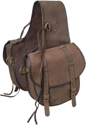 Tough 1 Soft Leather Trail Riding Saddle Bag