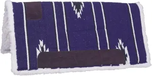 Tough 1 Square Saddle Pad/Fleece Bottom