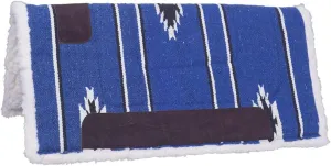 Tough 1 Square Saddle Pad/Fleece Bottom