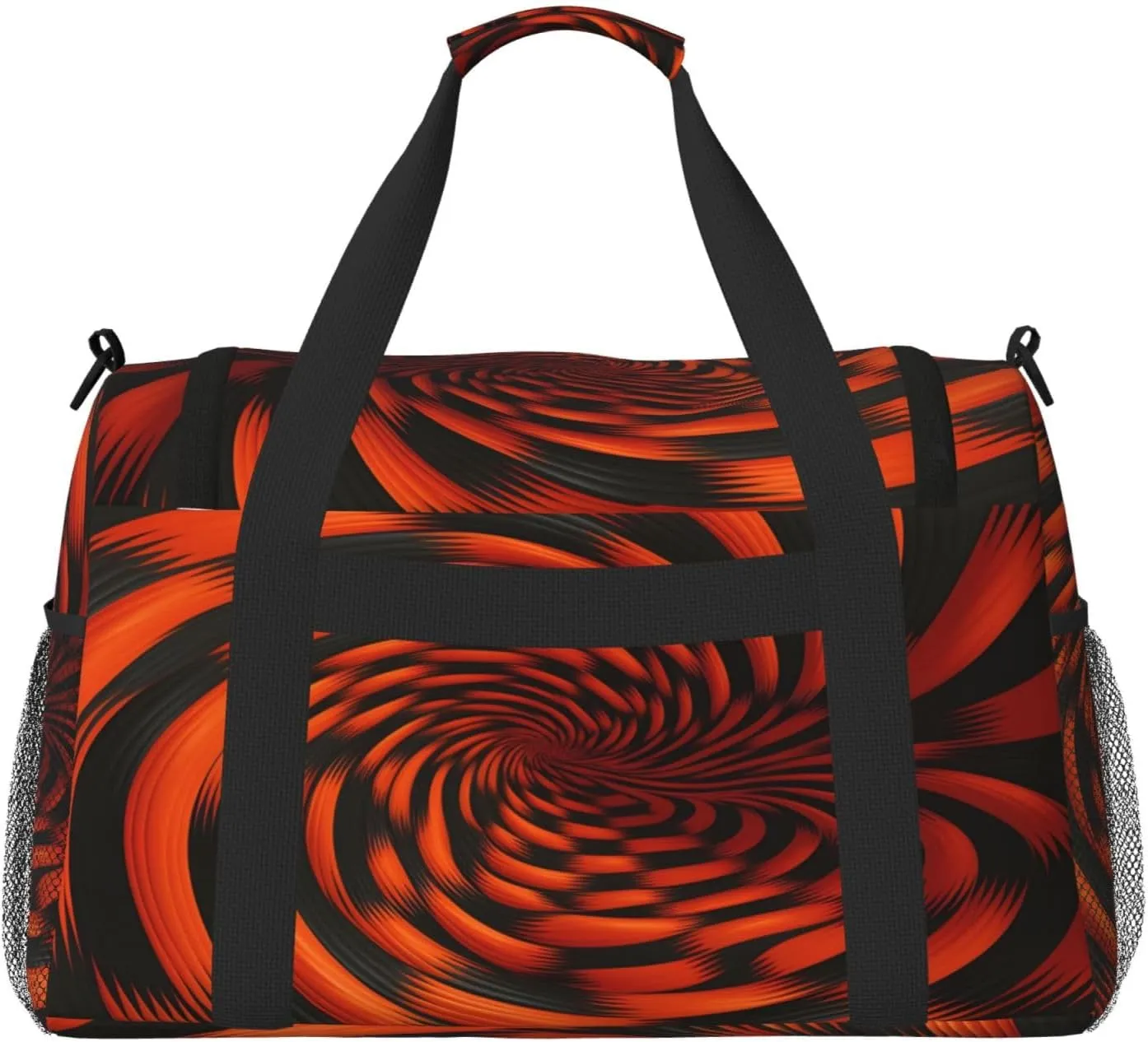 Travel Duffel Bag For Men Women, 3d Magic Swirl Pattern Carry On Sport Gym Bag With Shoulder Strap Lightweight Waterproof Weekender Bag Overnight Bag