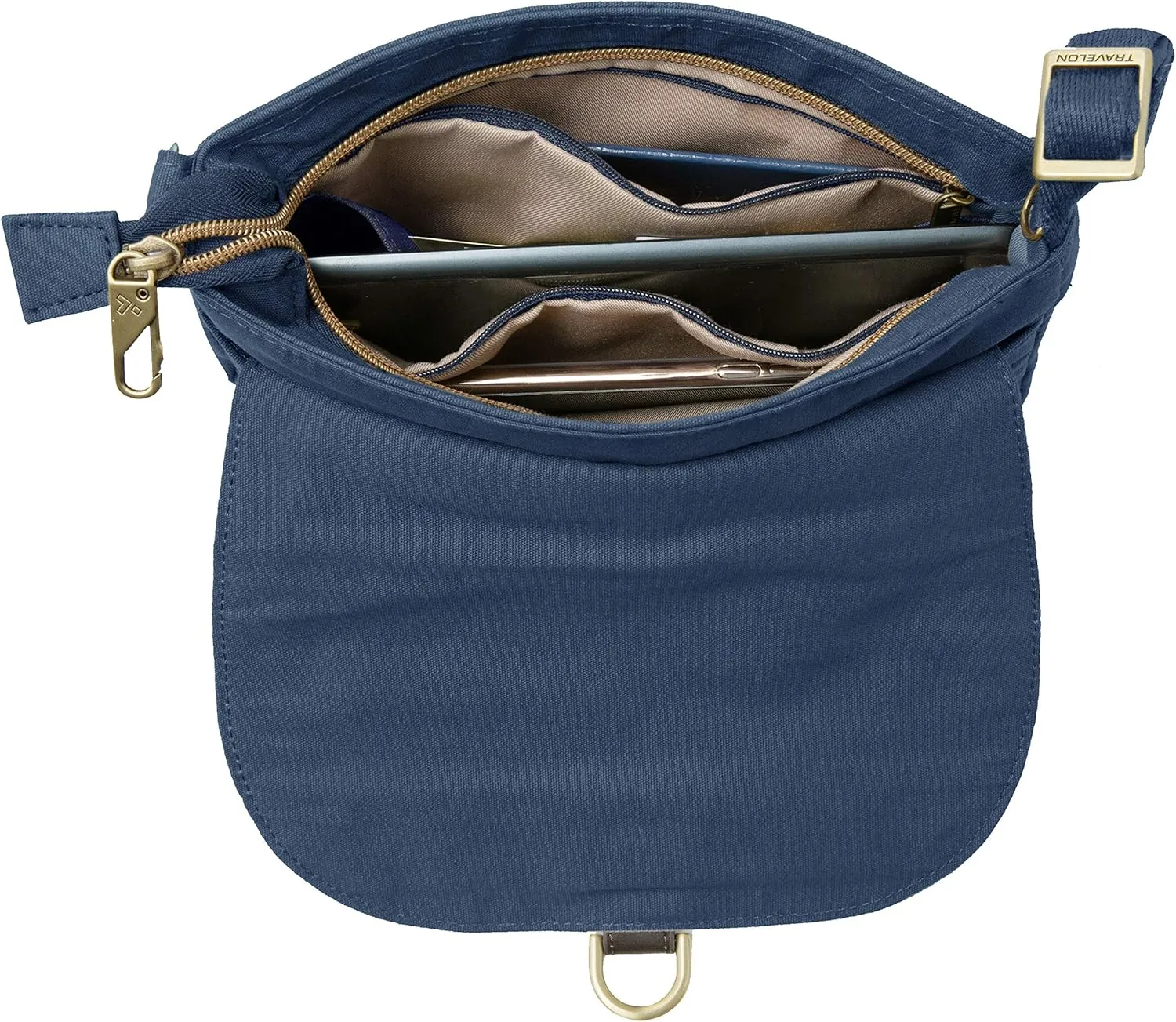 Travelon Anti-Theft Courier Saddle Crossbody