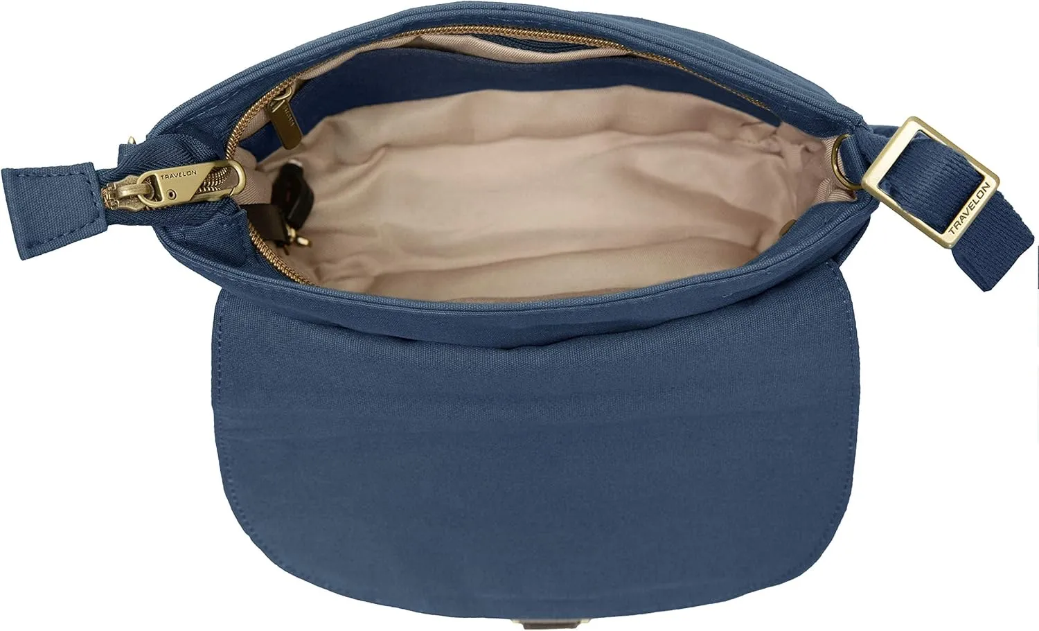 Travelon Anti-Theft Courier Saddle Crossbody