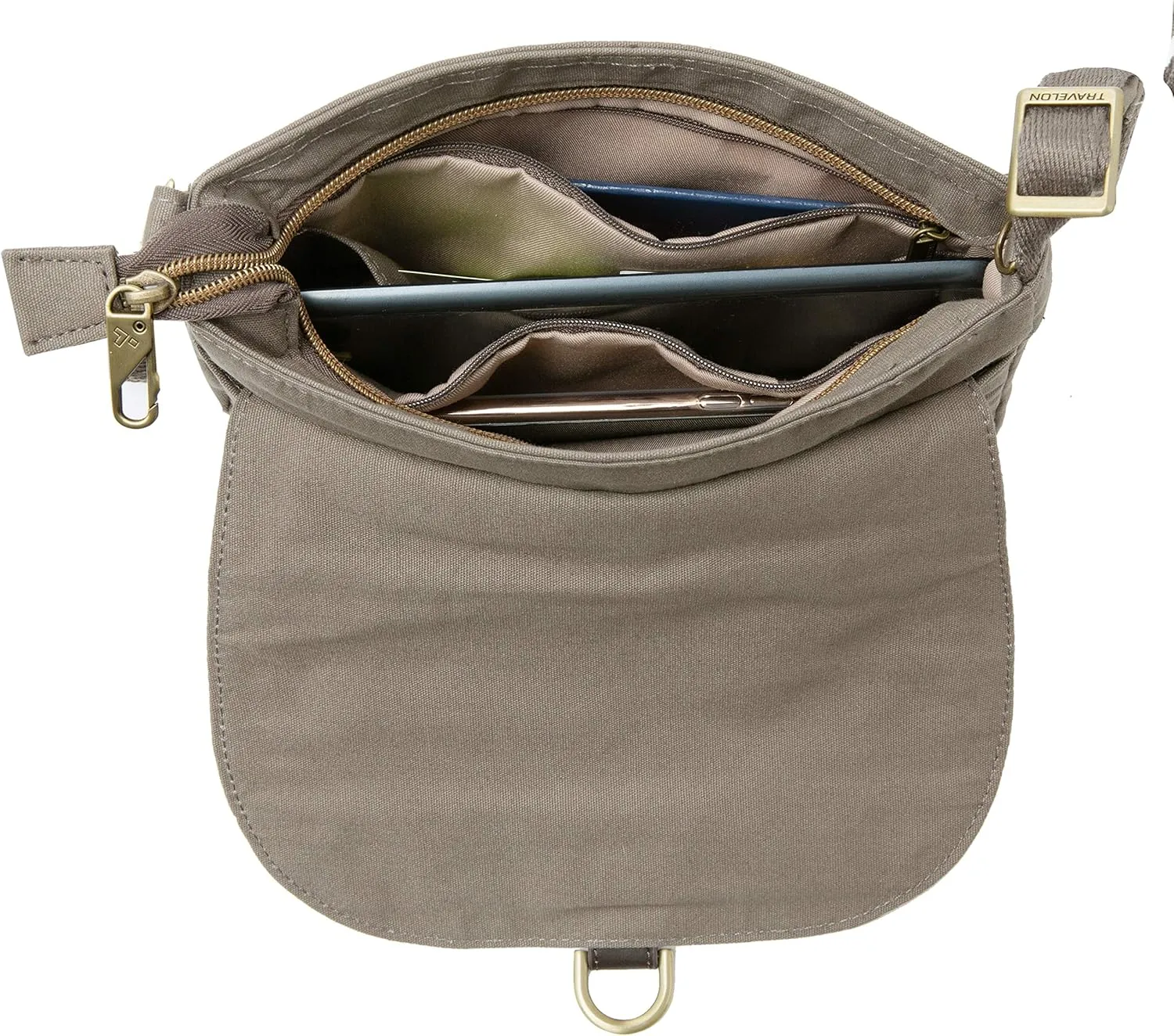 Travelon Anti-Theft Courier Saddle Crossbody
