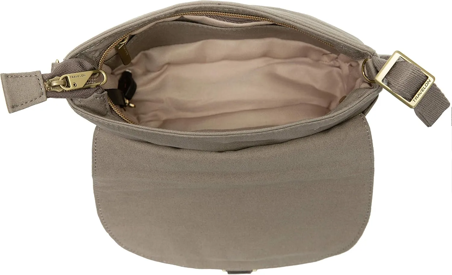 Travelon Anti-Theft Courier Saddle Crossbody