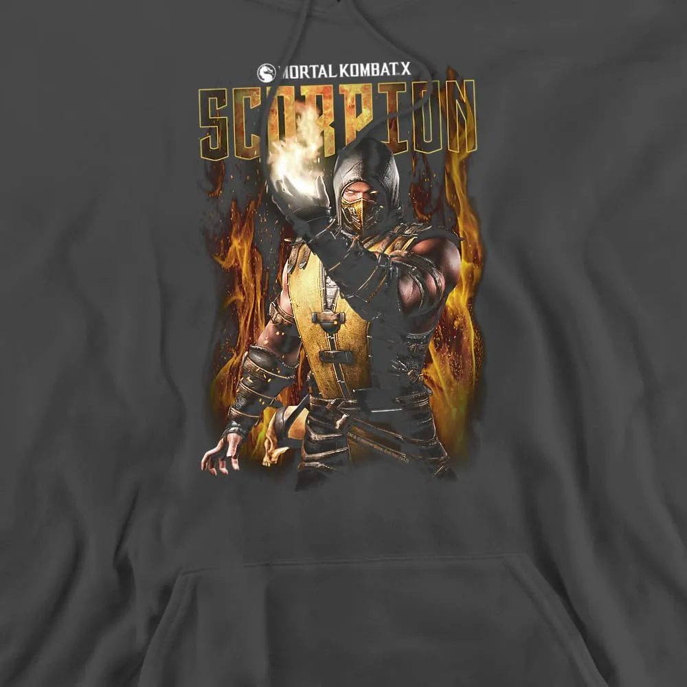 Trevco Mortal Kombat Scorpion Unisex Adult Pull-Over Hoodie