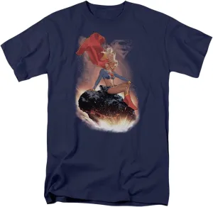 Trevco Supergirl- Cosmic Contemplation T-Shirt Size XXXL