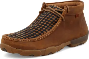 Twisted X Men's Chukka Driving Moc, Moc Toe, Oiled Saddle & Midnight, 12 W