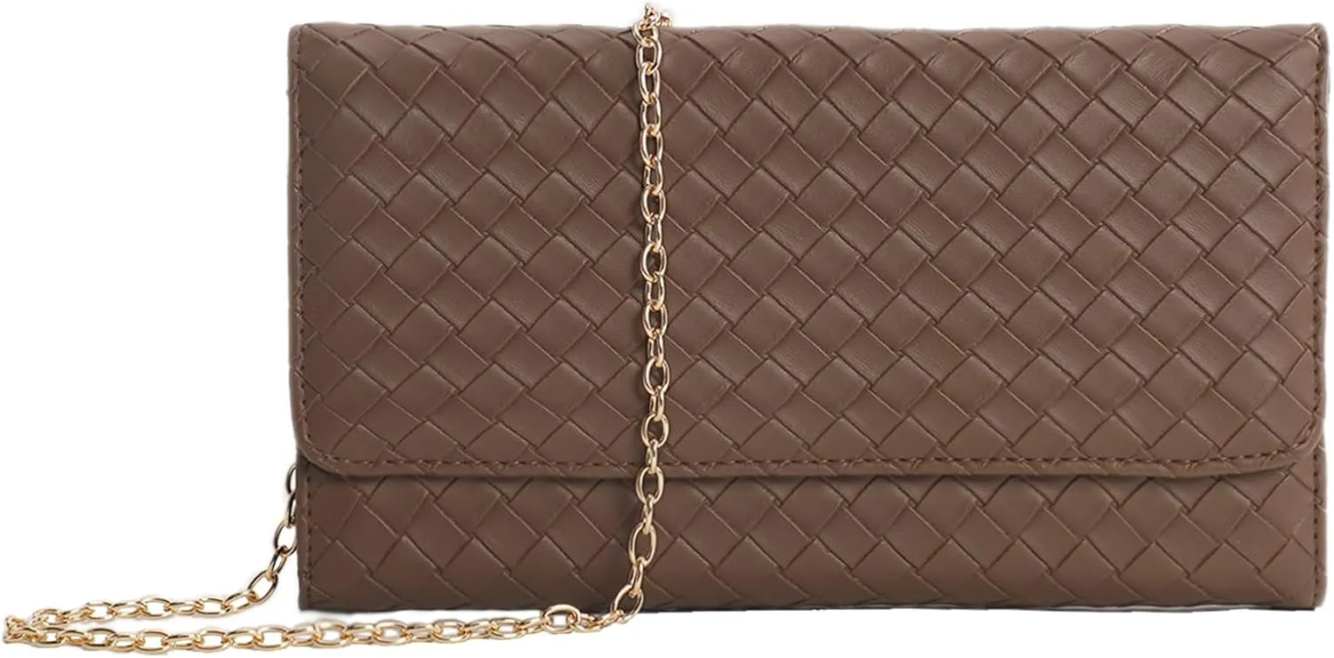 U U Crossbody Bags for Women, Handbags Cell Phone Wallet Small Purse with Credit Card Slots and Removebale Chain