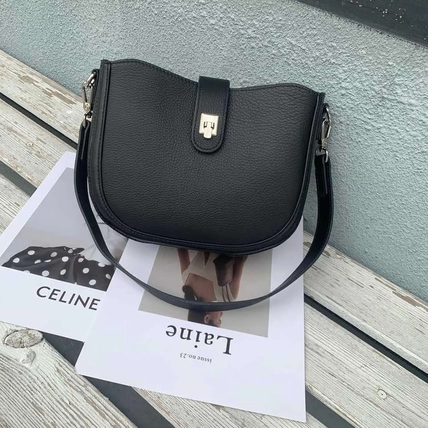 Underarm saddle bag for Women,vegan genuine shoulder bag,Trendy crossbody bag,purse.