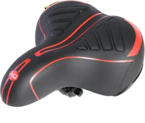 UNISTRENGH Most Comfortable Bike Seat for Men&Women - Oversize Bicycle Saddle with Soft Cushion Improves Comfort for Mountain Bike, Road Bicycle, Cruiser and Exercise Bike