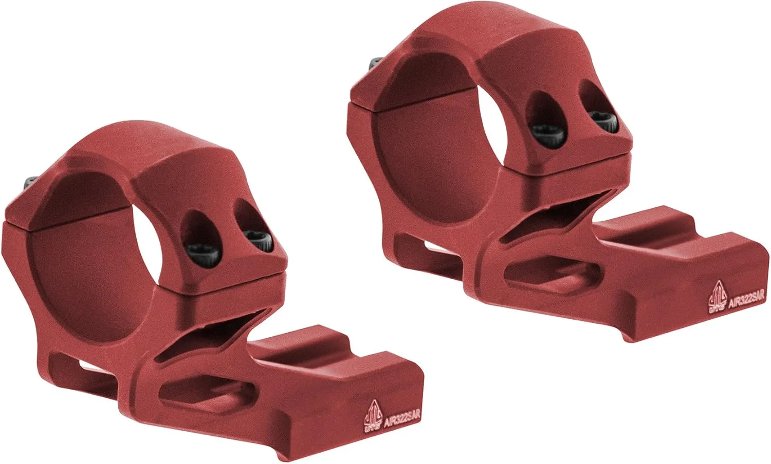 UTG ACCU-SYNC™ 30mm High Pro. 37mm Offset Pic. Rings, Red