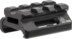 UTG Leapers MT-RSX5S Inc Super Slim Picatinny Riser Mount, 1/2" Height, 3 Slots, Black