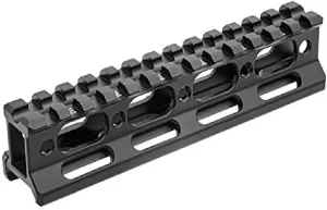 UTG Super Slim Picatinny Riser Mount, 1" Height, 13 Slots , Black