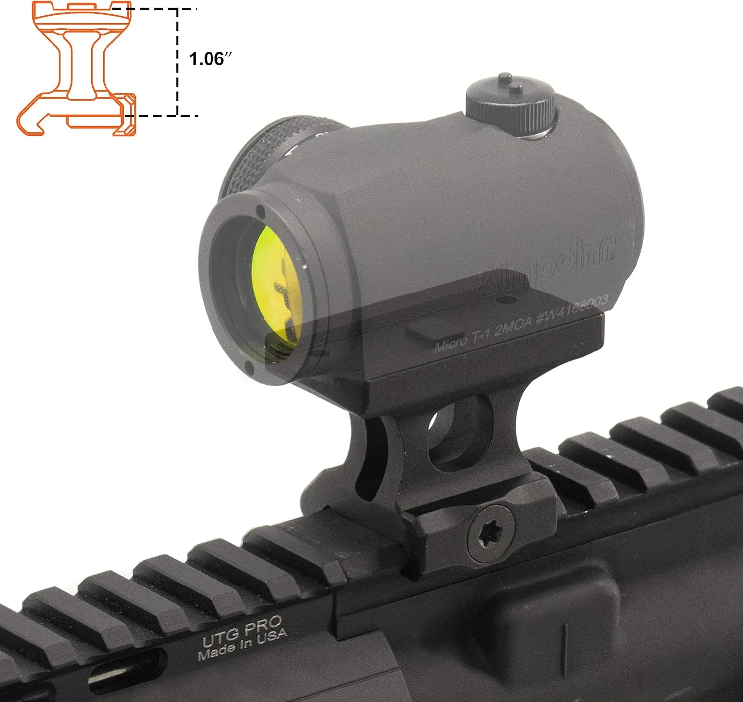 UTG Super Slim T1 Mount